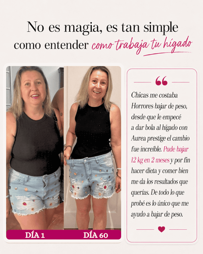 Aurea Prestige - Tu aliado Para Adelgazar, Recupera tu figura y Equilibro Hormonal.